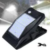 Image de Lampe Solaire À Pince avec Détecteur De Mouvement, Éclairage D'extérieur Portable À LED, Lampes Murales Étanches pour Cour, 48 Perles pour Garage,