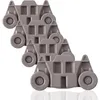 Image de (Lot de 4) W10195416 Pièce de rechange pour roue inférieure de lave-vaisselle   Idéal pour GE / Whirlpool / Kenmore   AP5983730 , W10195416V ,