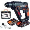 Image de Perceuse, Visseuse, Marteau Pneumatique 2 Batteries 20V/2Ah Worx WX390.1