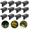 Image de Lampe de clôture solaire étanche, lumière de pont solaire, lampe d'escalier, lampes solaires de jardin led IP65 pour clôtures d'escalier de patio