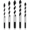 Image de LaBlanc - Foret Carbure de Tungstene, Lot de 5 Foret Diamant en Carbure de Tungstène pour Carreaux de Céramique, Béton, Mur en Brique, Verre,