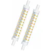 Image de Lot de 2 ampoules LED 10 W R7s 118 mm à intensité variable Blanc chaud 3000 K 100 W équivalent halogène linéaire à double extrémité Réflecteur pour