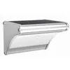 Image de Lampe solaire led, boîtier en aluminium, extérieur étanche, détection de mouvement radar, convient pour porche, jardin, terrasse, garage