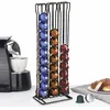 Image de Shining House - Gélules Support Capsule Cafe,Porte Capsules Cafe pour Nespresso et Plupart des Autres Marques,Matériel en Métal,Chrome,Anti-Rayures