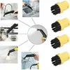 Image de Pack Brosses de Nettoyage Rondes de Rechange pour Nettoyeur Vapeur Karcher Sc1 Sc2 Sc3 Sc4 Sc5 Sc7 (jaune)