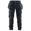 Image de Pantalon artisan X1900 stretch - 1990 - Bleu foncé / Noir - 46 - Jambes courtes - Blaklader