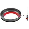 Image de Sollbry Joint D'étanchéité Fixe, Joints Fixes Compatible Avec Dyson V10, Aspirateur Pièces de Réparation et Remplacements Accessoires, Avec tournevis