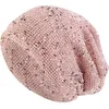 Image de Bonnet Chapeau turban creux en coton et lin respirant à double usage, chapeau tressé torsadé, chapeau pull - Sollbry