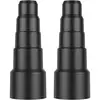 Image de Lot de 2 adaptateurs de tuyau d'aspirateur universels pour le raccordement au tuyau d'aspirateur 23 mm, 30 mm, 34 mm, 42 mm, 50 mm - Sollbry