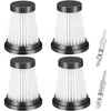 Image de Lot de 4 filtres hepa de rechange pour aspirateur sans fil pour Moosoo K12 K12 Pro K13, pour Genius Invictus One 1.0 X7 / 2.0, pour Foxnovo 13KPA