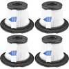 Image de Accessoires filtre pour aspirateur sans fil,4Pcs Filtre de remplacement pour aspirateur,Groupe de filtres à vide,Filtre à vide universel,Accessoires