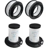 Image de 4 Kit de filtration pour Aspirateur Rowenta X-Force Flex 11.60 12.60 14.60 15.60 pour RH98xx (Remplacement Filtre après moteur ZR009008 et Filtre en