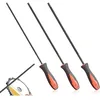 Image de 3 pcs Lime tronconneuse,Lime Chaine tronconneuse,affutage Chaine de tronconneuse,avec poignée, Facile à Tenir, il Existe 3 Tailles de 4,0 mm, 4,8 mm,