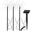 Image de Tige solaire étoile Feu d'artifice noir 100x40cm