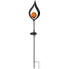 Image de Piquet solaire Melilla, en forme de flamme, 70x14cm - Star Trading