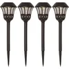 Image de Lace Lot de 4 lampes solaires de jardin avec capteur crépusculaire - Star Trading