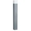 Image de Borne Extérieure Grise Foncée 80cm pour Ampoule E27 Silamp