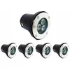 Image de Spot led Encastrable Extérieur IP65 220V Sol 3W 80° (Pack de 5) - Blanc Froid Silumen