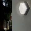 Image de Silamp - Applique Murale Noire Carrée led 12W IP65 - Blanc Neutre 4000K - 5500K