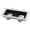 Image de Support Spot GU10 Encastrable Orientable Double Projecteur - SILUMEN