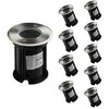 Image de Spot led Extérieur Encastrable IP65 pour Ampoule GU10 (Pack de 10) Silamp