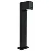 Image de Borne de Jardin Noire 50cm IP54 pour Ampoule GU10 - SILUMEN