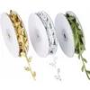 Image de Autre décoration pour Noël Vignes Artificielles Ruban Plantes Faux Rubans Feuille Vigne Guirlande Ruban pour l'Artisanat de Bricolage et Décoration