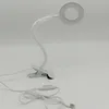 Image de Lampe de Bureau Pince Lampe de Lecture Clipsable Luminosité Réglable Lampe Pince pour Lit Lampe Bureau Led USB pour Étude et Travail, Blanc