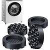 Image de Paquet de 4 amortisseurs de vibrations pour Machine à laver, tapis en caoutchouc antidérapants universels Anti-Vibration pour laveuses et sécheuses