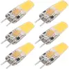 Image de Shining House - Lot de 6 Ampoules de Plafonnier en Silicone à économie D'énergie, 5 w ac DC12 v cob, Adoptant L'interface Standard Internationale