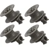 Image de Shining House - 4pcs Roulettes Supérieures pour Égouttoir à Vaisselle 4581DD3002A Compatible avec lg LDF6920BB LDF6920ST Pièces de Rechange pour