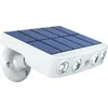 Image de Lampe solaire extérieur étanche orientable avec détecteur de mouvement - Panneau a recharge rapide Haute Qualité - 4 Leds cob Blanc froid - Allumage