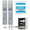 Image de Coocheer - Kit de montage latéral pour lave-vaisselle   Comparé à DWBRACKIT1   Compatible Electrolux et Frigid Air   2 supports et 4 vis inclus