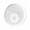 Image de Gea Luce - Applique led Melania 30W blanche, 1300lm, lumière chaude 3000K, aluminium et méthacrylate satiné, d.30cm