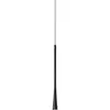 Image de Dafne - Suspension led noire 7W 3000K IP20 - Plafonnier led design minimaliste en aluminium - Alimentation incluse - Max l. 190cm