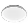 Image de Gea Luce - Krizia - Plafonnier led dimmable 60W - 5500lm, lumière naturelle 4000K, diffuseur opale, aluminium blanc satiné, d.60 cm