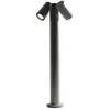 Image de Borne extérieure 2xgu10 ip65 hauteur 70cm anthracite - ges1123 - Gea Luce
