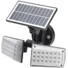 Image de Aplique Solar Led Doble Con Sensor de Movimiento y Crepuscular 450 Lumenes. Protección IP65