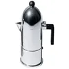 Image de Alessi La Cupola Cafetière à espresso argent noir 300 ml