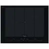 Image de Whirlpool   Table de cuisson à induction encastrable 4 feux   Finition noire élégante   Puissance 7400W   Dimensions 58cm x 51cm - SMO 658 C