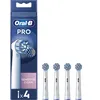 Image de Oral-B Têtes de brosse à dents de rechange EB60X-4 Sensitive Clean Pro Têtes Pour adultes 4 têtes de brosse incluses Blanc