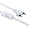 Image de Cordon avec interrupteur et fiche 6A, 2x0.75, blanc