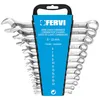 Image de Coffre de jeu 12 pièces clé plate métrique outil 6-22 mm Fervi 0073