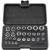 Image de Fervi - coffret de 28 clés douille intérieur torx 1/4' 3/8' 1/2' 0195
