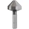 Image de Fraise a 90 degres a 3 cannelures de 16 mm pour tournevis