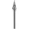 Image de Fervi - Lime rotative conique hm avec pointe aluminium 10x20 mm tige 6