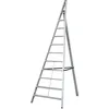 Image de Gierre - Echelle agricole triangulaire en aluminium Trittika 10 marches h 333 cm trois pieds utilise'e en agriculture