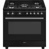 Image de Smeg Cx91gmbl - Cuisinière Gaz Largeur 90 Cm