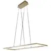 Image de Fabas Luce Lighting - Plafonnier suspendu Bard led 52W 3394-45-225 Or Mat Fabas Luce