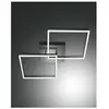 Image de Fabas Luce Lighting - Plafonnier led moderne bard 52W Anthracite 3394-65-282 Fabas Luce